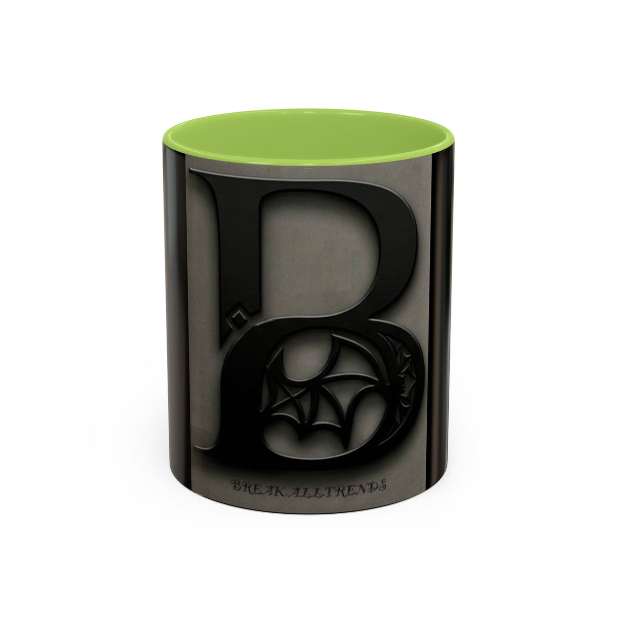 Gothic Letter B Coffee Mug – Monogram Initial Accent Mug (11oz / 15oz)