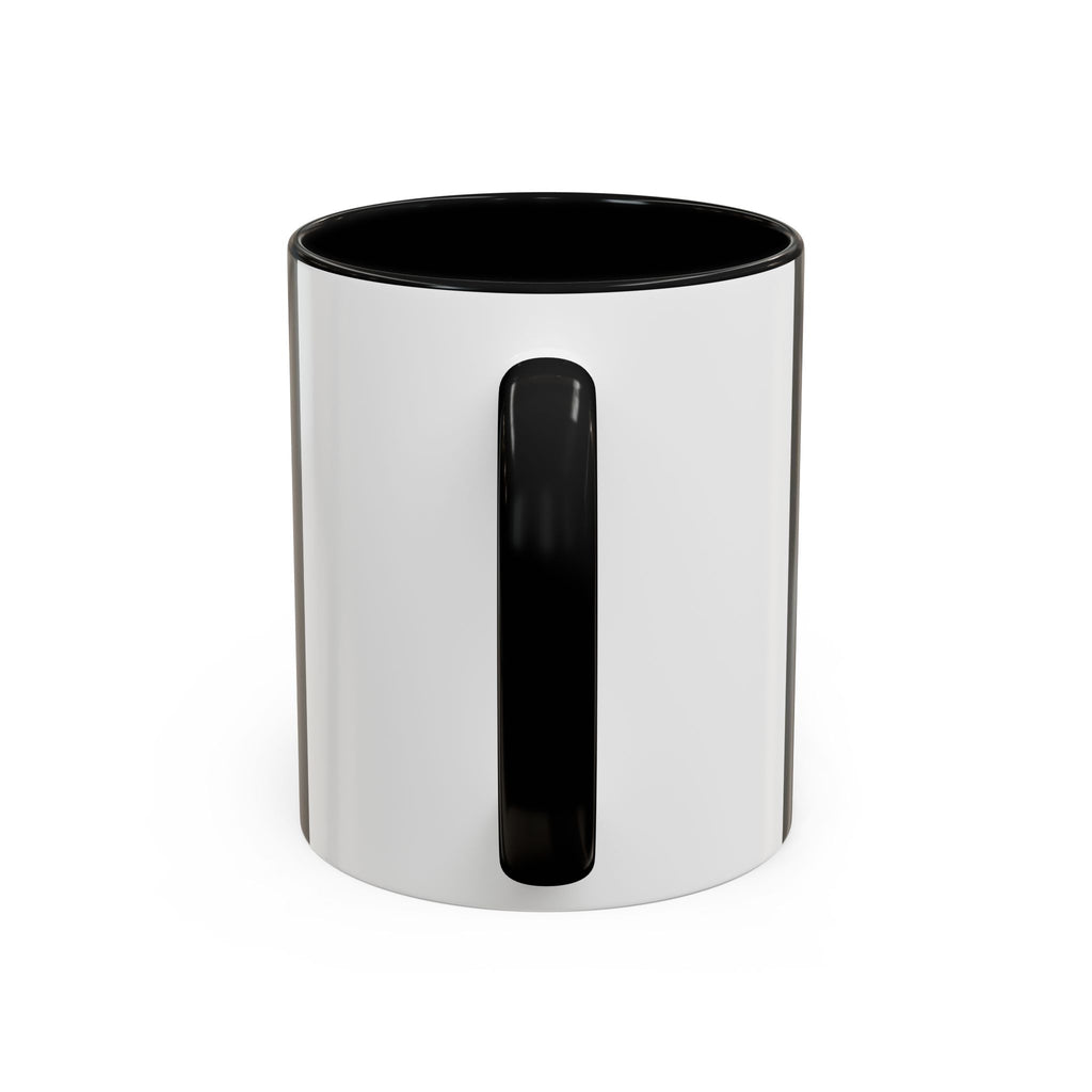 Black Emblem Coffee Mug — Bold 3D Crest Accent Mug