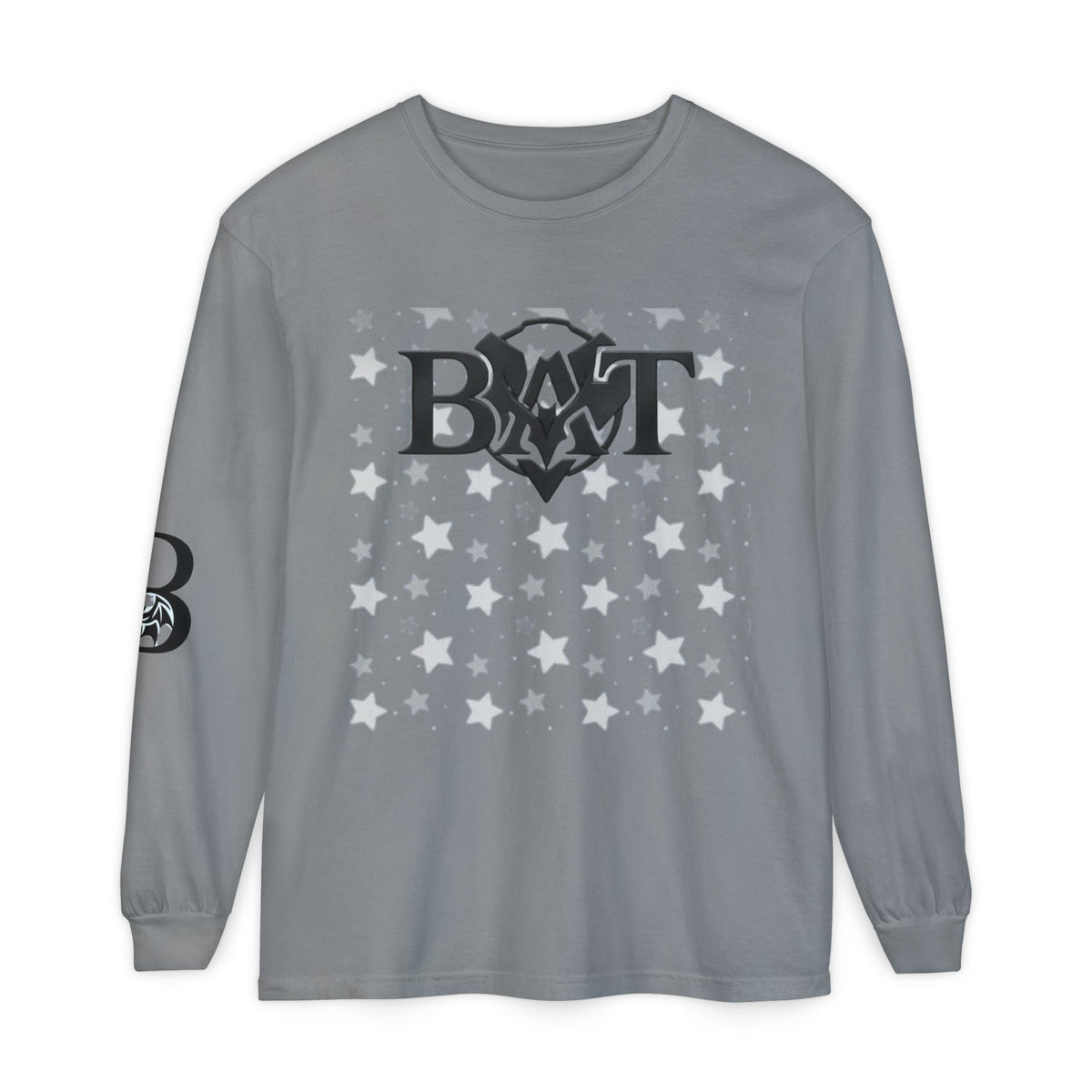 Bat Logo Starfield Long Sleeve Tee