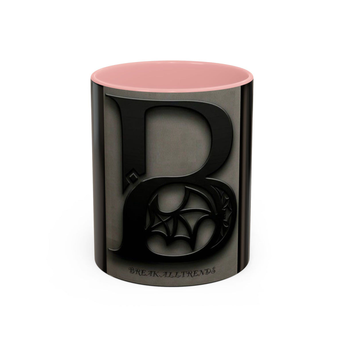 Gothic Letter B Coffee Mug – Monogram Initial Accent Mug (11oz / 15oz)
