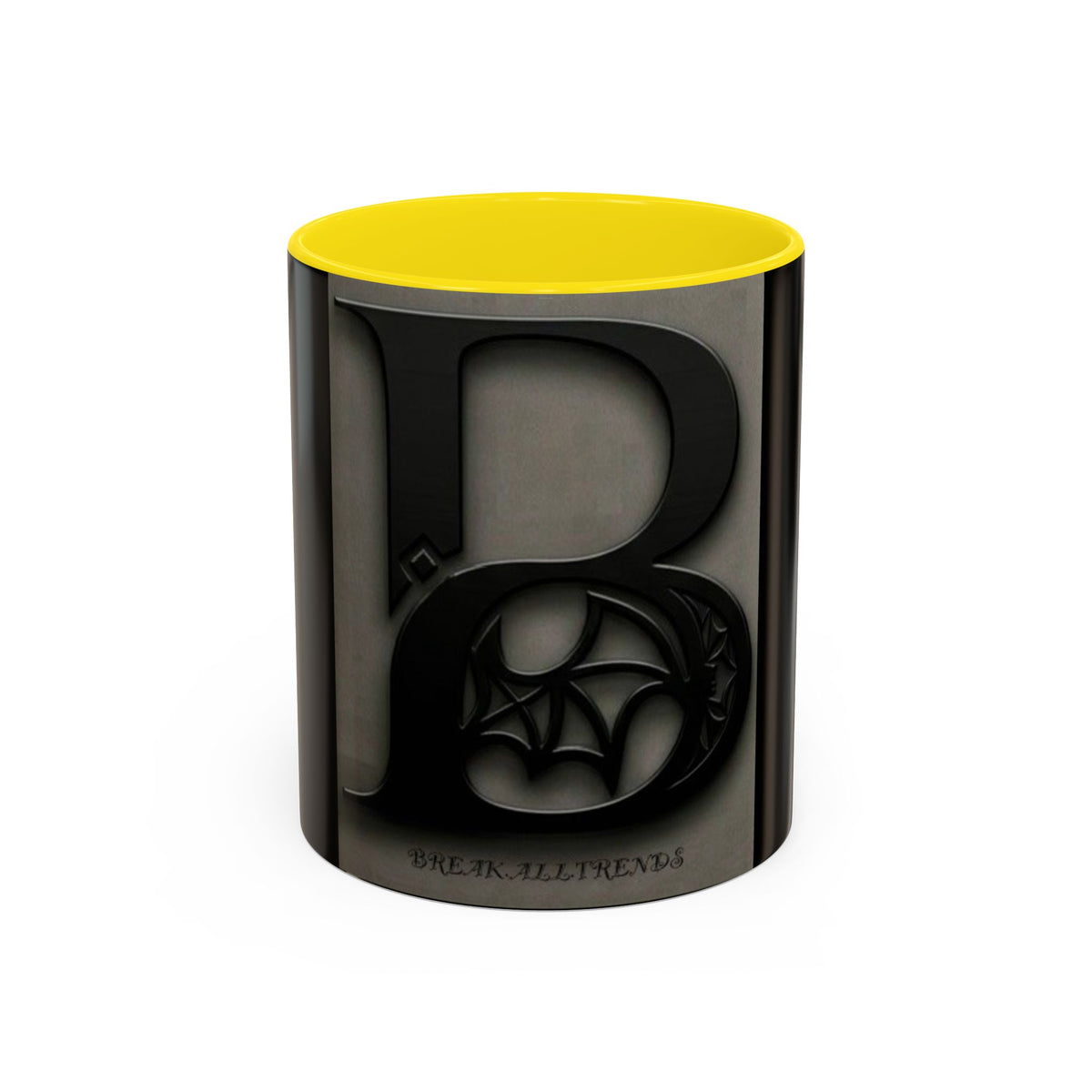 Gothic Letter B Coffee Mug – Monogram Initial Accent Mug (11oz / 15oz)