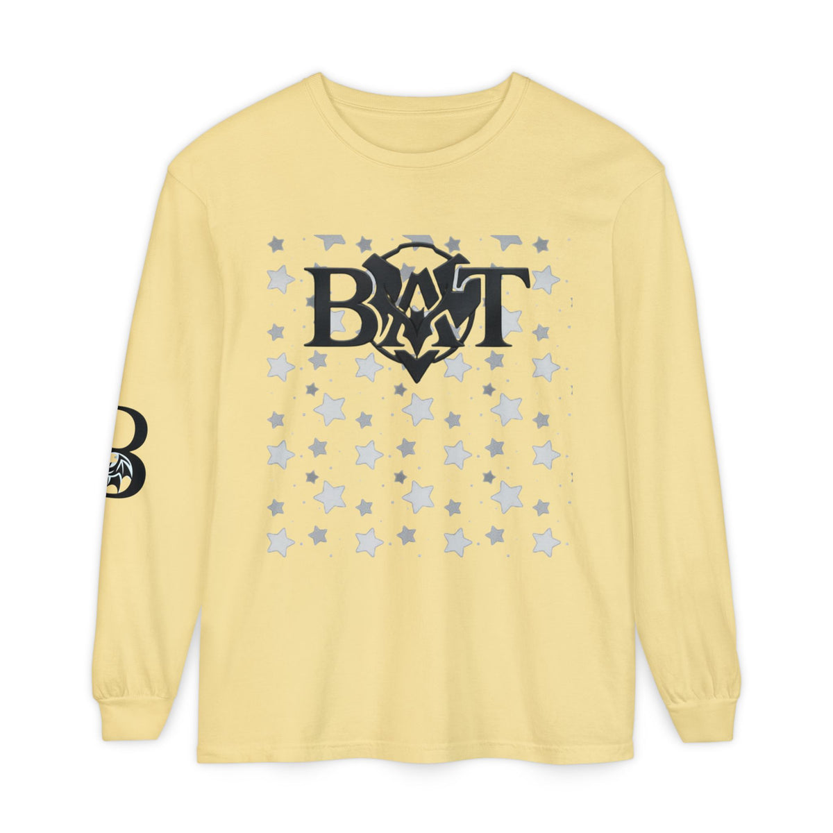 Bat Logo Starfield Long Sleeve Tee