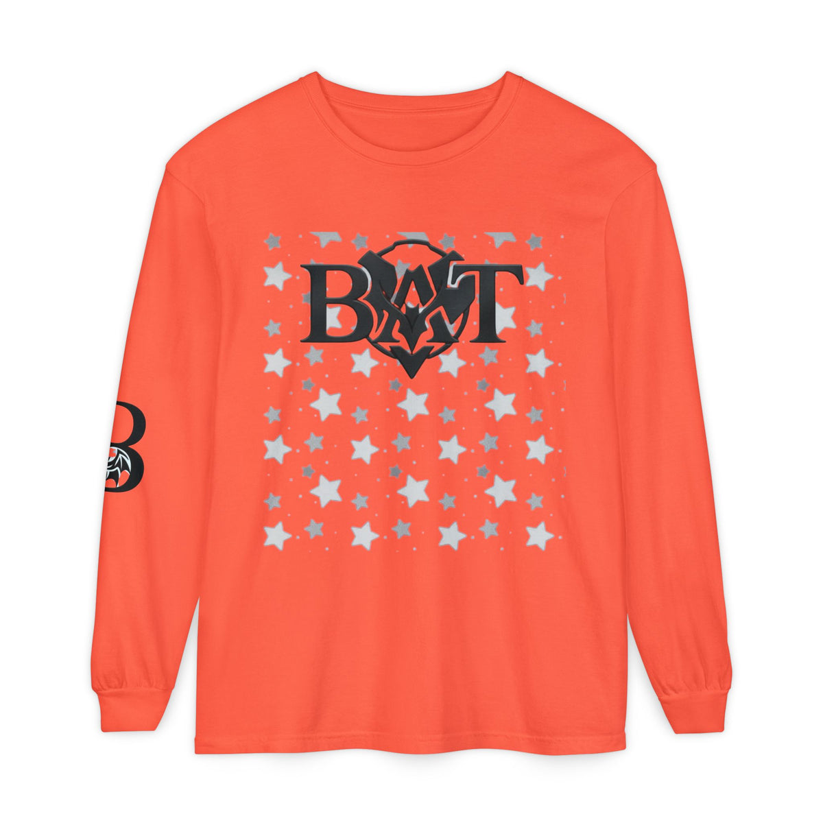 Bat Logo Starfield Long Sleeve Tee