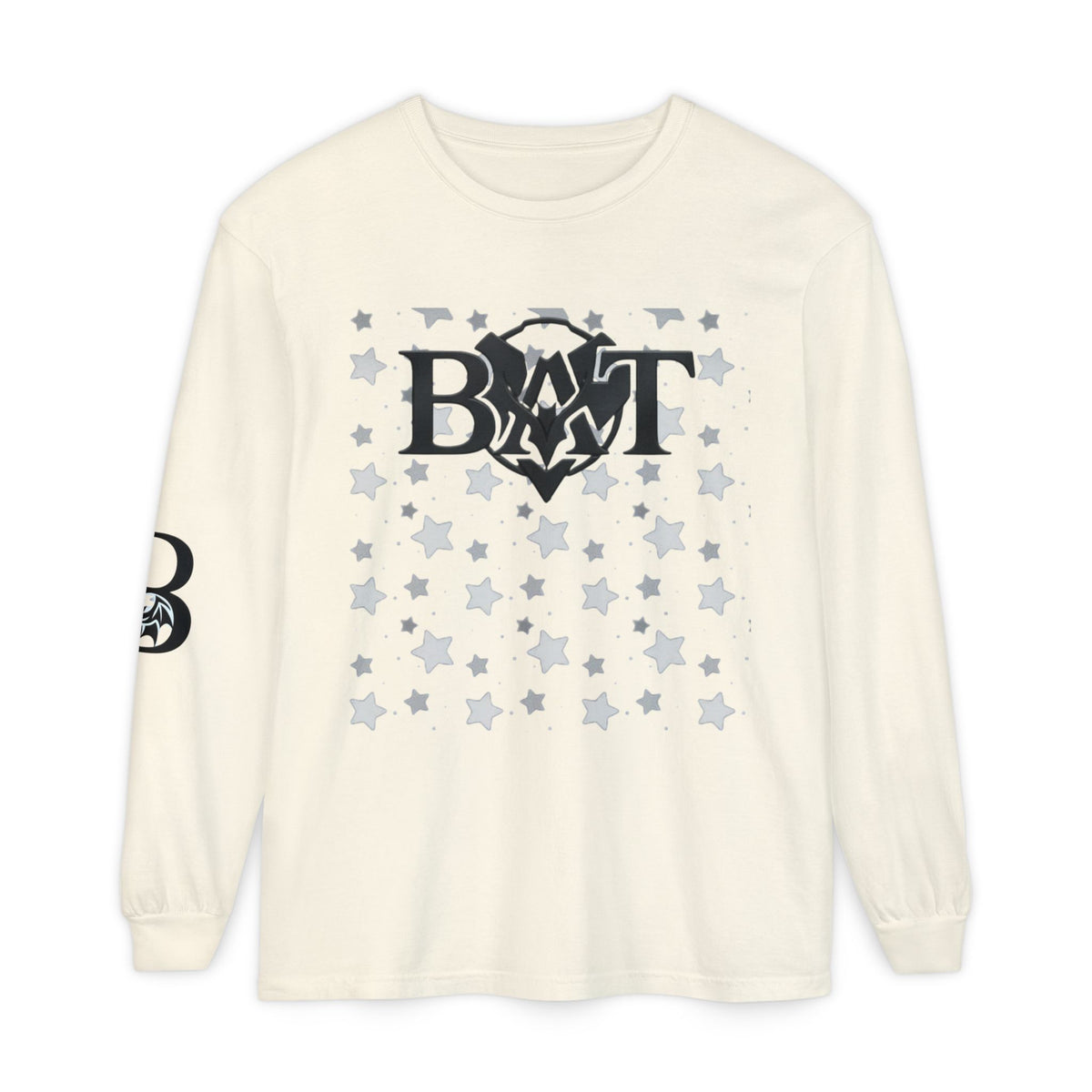 Bat Logo Starfield Long Sleeve Tee
