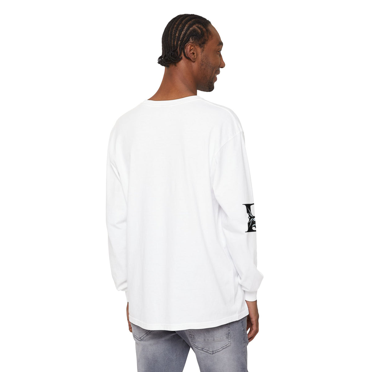 Bat Logo Starfield Long Sleeve Tee