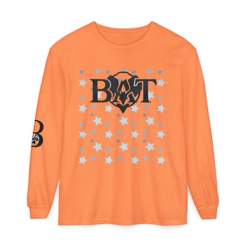 Bat Logo Starfield Long Sleeve Tee