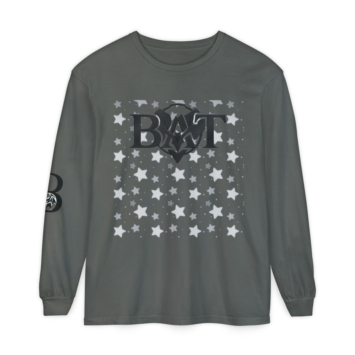 Bat Logo Starfield Long Sleeve Tee