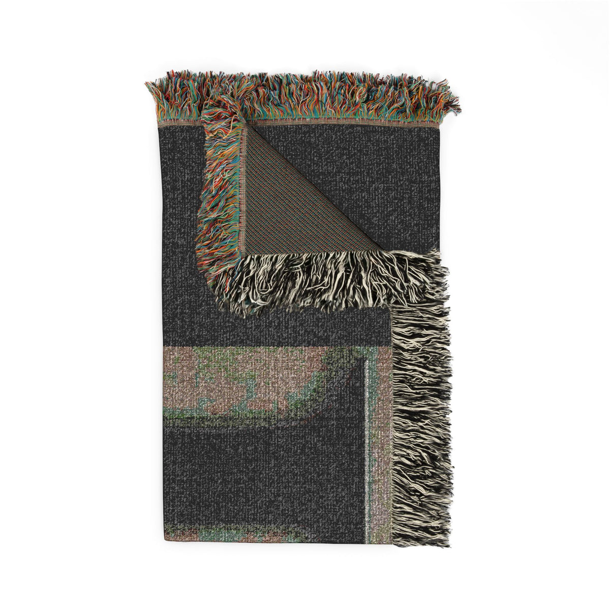 Monogram 'B' Woven Throw Blanket — Classic Initial Decor