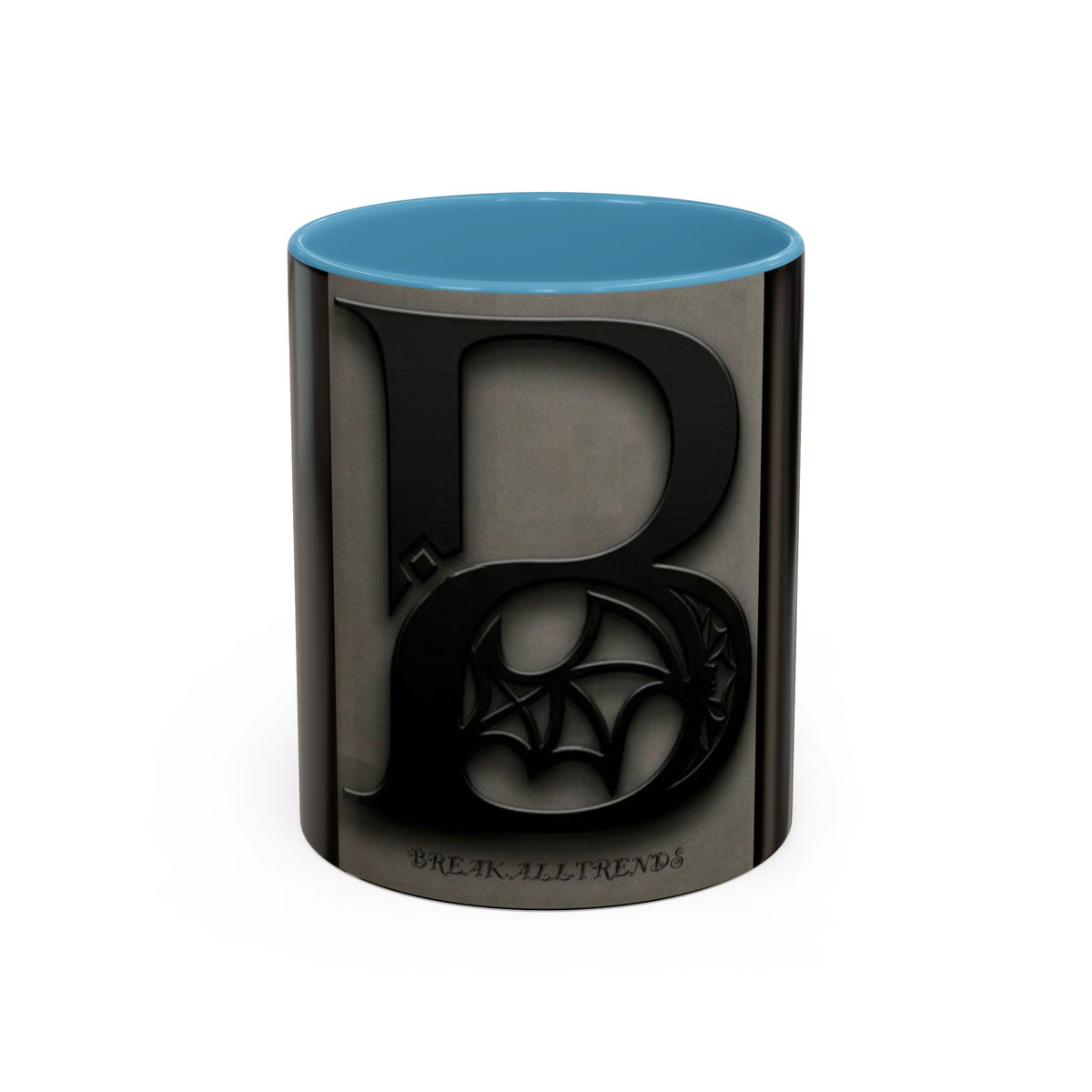 Gothic Letter B Coffee Mug – Monogram Initial Accent Mug (11oz / 15oz)