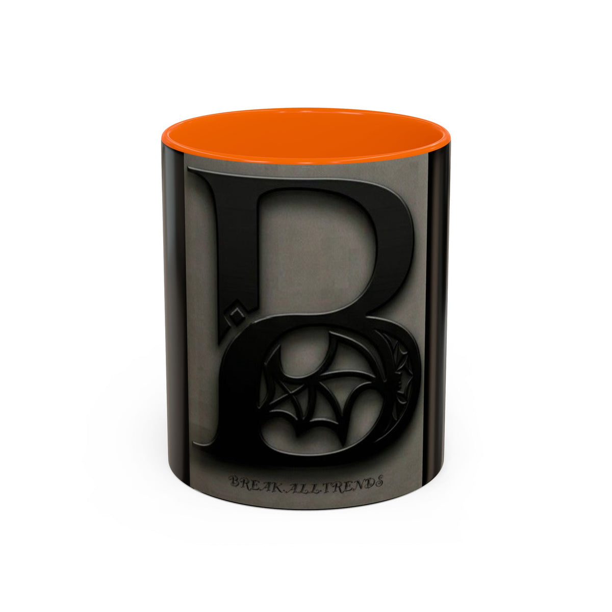 Gothic Letter B Coffee Mug – Monogram Initial Accent Mug (11oz / 15oz)