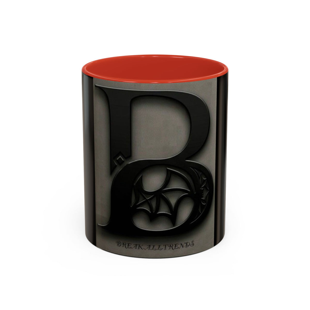 Gothic Letter B Coffee Mug – Monogram Initial Accent Mug (11oz / 15oz)