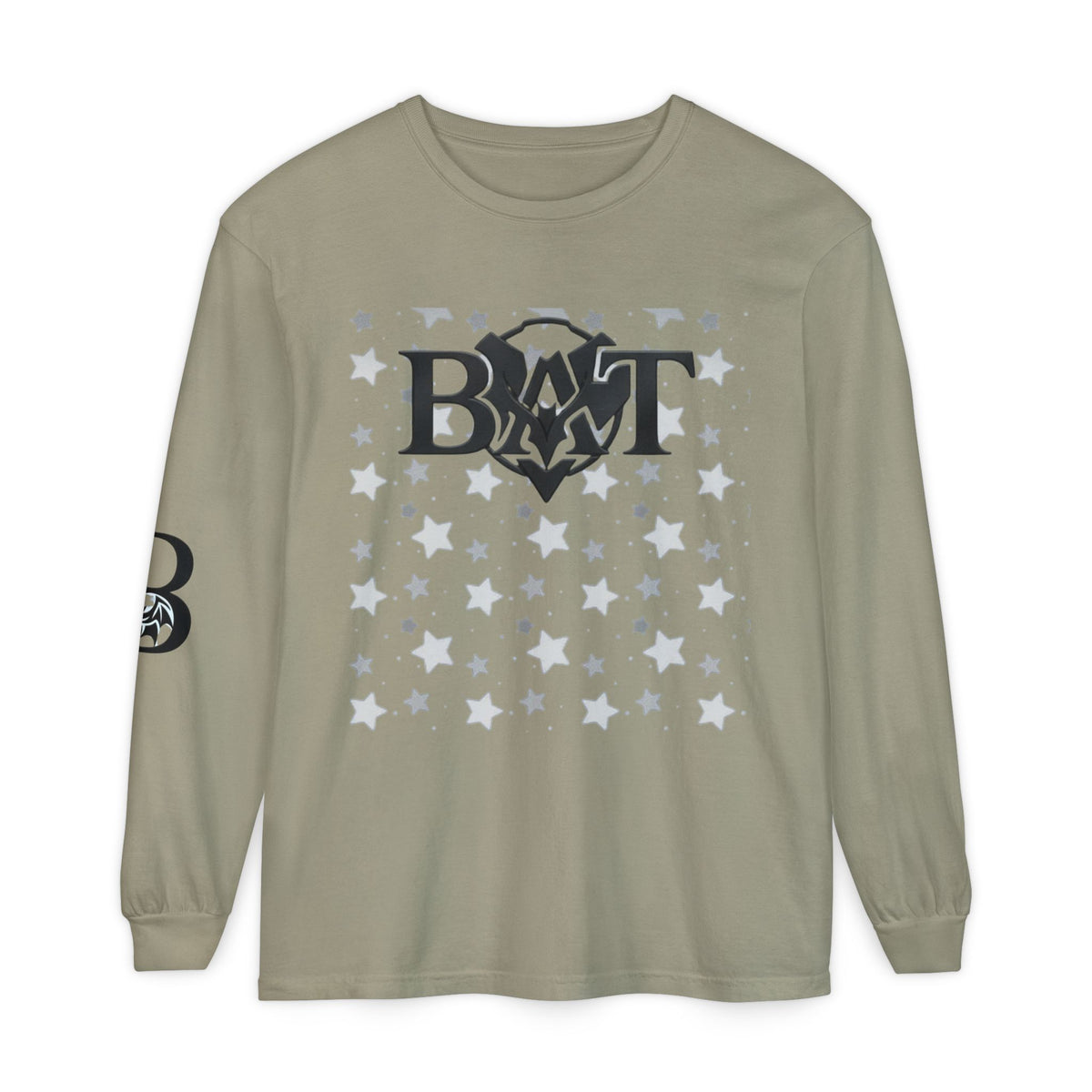 Bat Logo Starfield Long Sleeve Tee