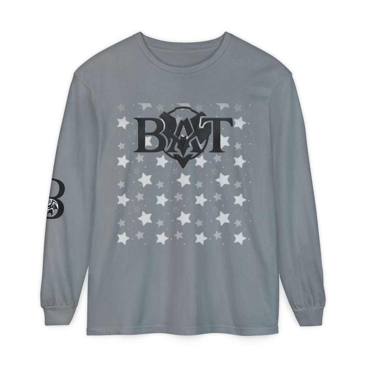 Bat Logo Starfield Long Sleeve Tee