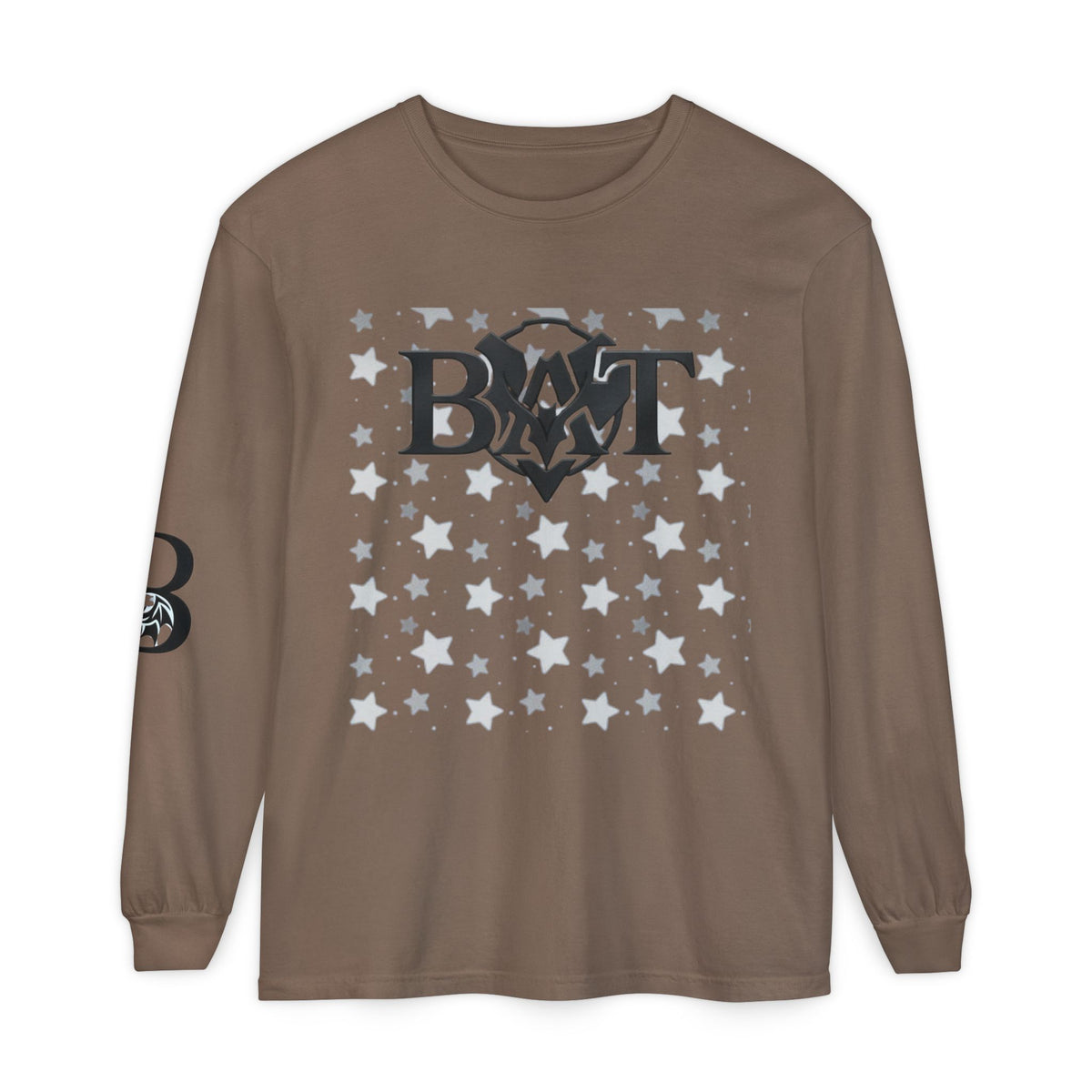 Bat Logo Starfield Long Sleeve Tee