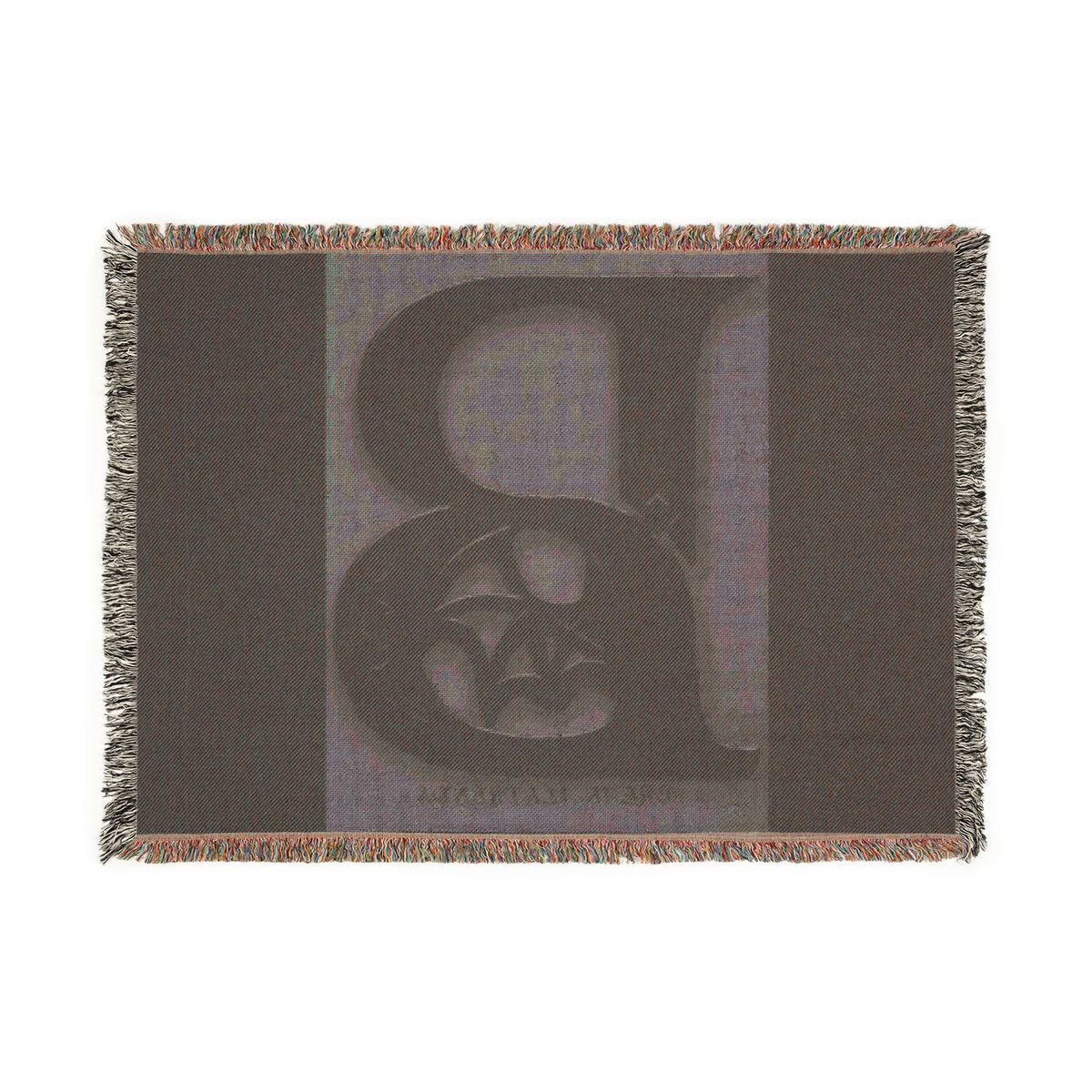 Monogram 'B' Woven Throw Blanket — Classic Initial Decor